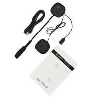 BT Wireless Headphones Intercom Helmet Music Headset With HD Microphone U9E4